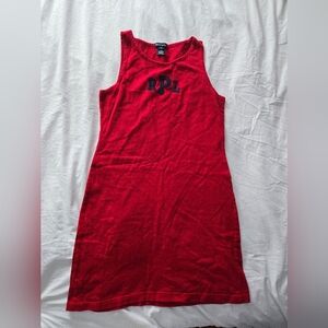 Polo Ralph Lauren Red Sleeveless Top with RPL Logo
